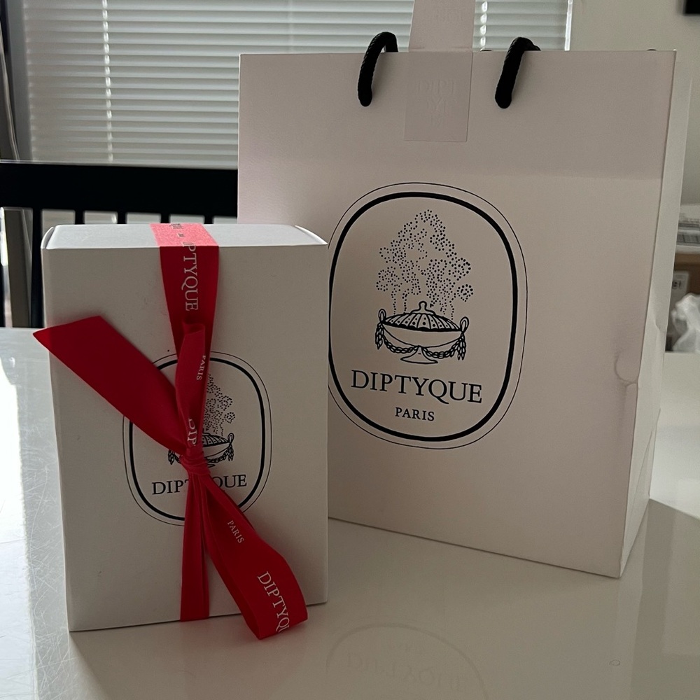 NIB Gift Wrapped Diptyque Baies Medium Candle